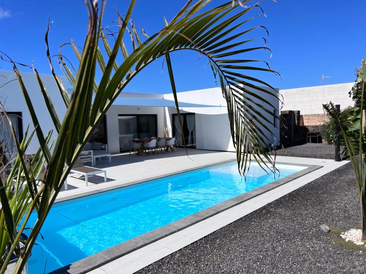 Villa Valentina, Piscine Chauffee Et Serenite Lajares Bagian luar foto